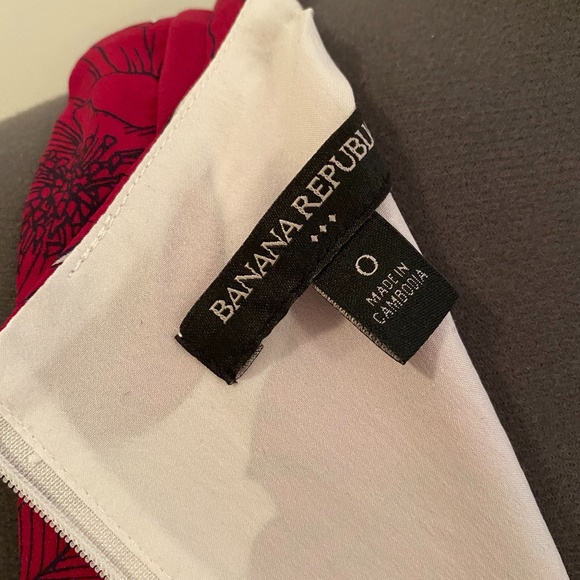 Banana Republic Magenta Floral Sheath Dress - Picture 4 of 4